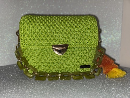 Borsa all uncinetto fatta - borsa,