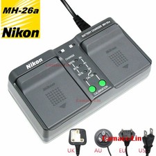 Caricabatteria nuovo originale originale Nikon MH-26a MH26a per fotocamera D4 D4X D5 D6 D6S Z9