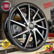Kit 4 Cerchi in lega da 14" Compatibili con FIAT Coupe' Doblo' Fiorino Qubo Idea