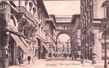 FIRENZE: Via degli Strozzi   1917