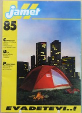 depliant caravans jamet campeggio carelli tenda auto epoca vintage roulotte