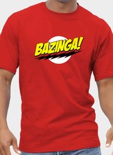 T-shirt BIG BANG THEORY maglietta sheldon BAZINGA. aderente unisex o donna