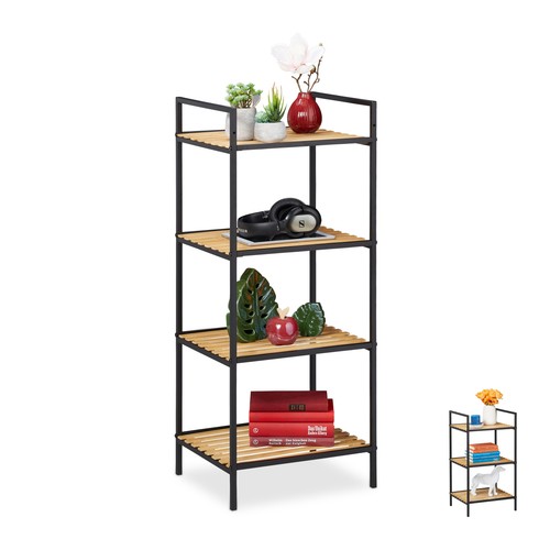 Libreria nera per home office