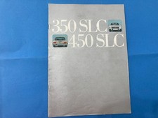 DEPLIANT BROCHURE MERCEDES 350 SLC 450 SLC VINTAGE-CM.21X30.PAGINE N.38.