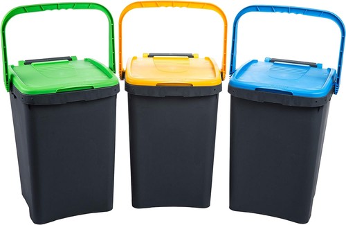 Set pattumiere bidoni 50l - set,