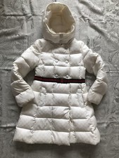 Piumino Gucci bianco GG per bambina di 10 anni