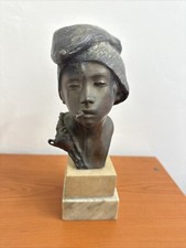 PICCOLA SCULTURA BRONZO DORATO