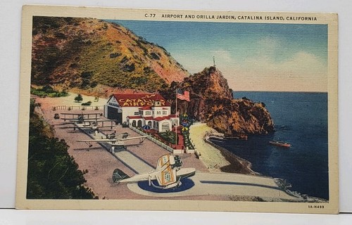 Cartolina anni aeroporto e - anni, 50