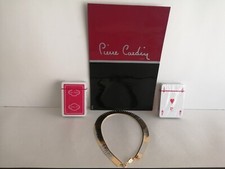 COLLIER 98 LAMINE ORO ARGENTO P CARDIN + POKER ANNI '80