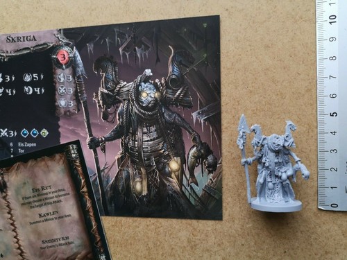 Skriga witch miniature cards - miniature, +cards