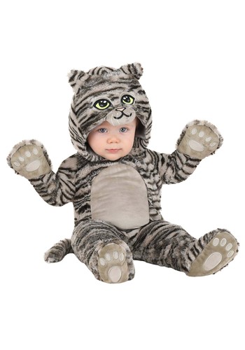 Costume gattino righe - gattino, grigio