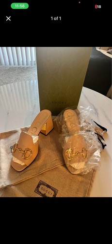 Gucci horse bit pink heeled - gucci,