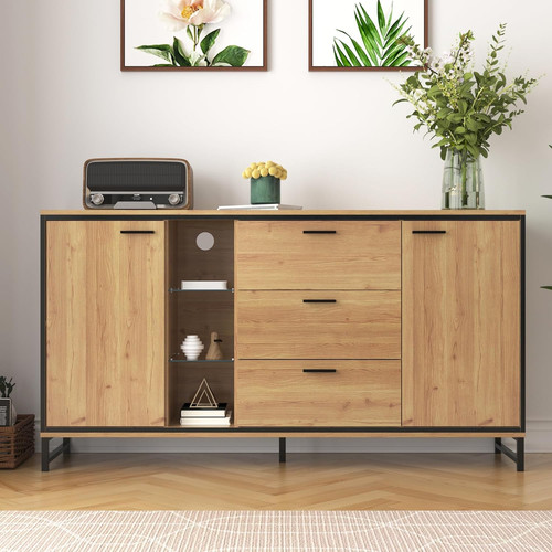 Credenza tre cassetti con - cassetti,