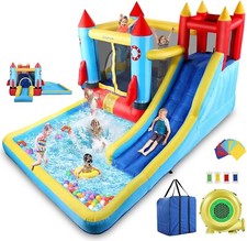 Casa gonfiabile rimbalzo acquascivolo parco cortile esterno per bambini MIGLIOR REGALO!