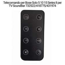 Telecomando per Bose Solo 5 10 15 Series II per TV SoundBar 732522/418775/431974