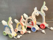 Four fantastic horse ceramic