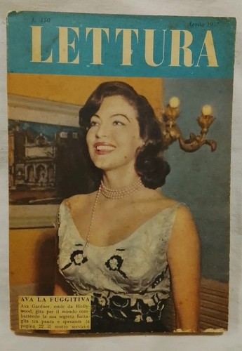 Lettura 1957 ava gardner - 1957,