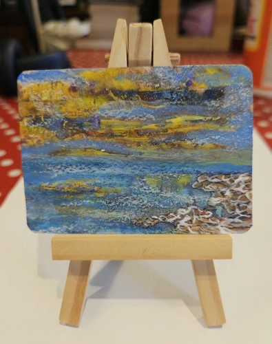 Paesaggio marino astratto