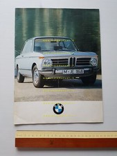 BMW 1602 1802 2002 2002 ti modelli 1971 depliant originale italiano