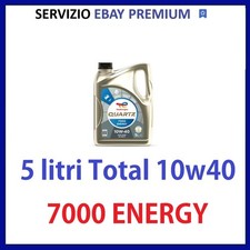 5 Litri Olio Motore Total  QUARTZ 7000 ENERGY Acea A3/B4 VW 501 505 MB 229.3