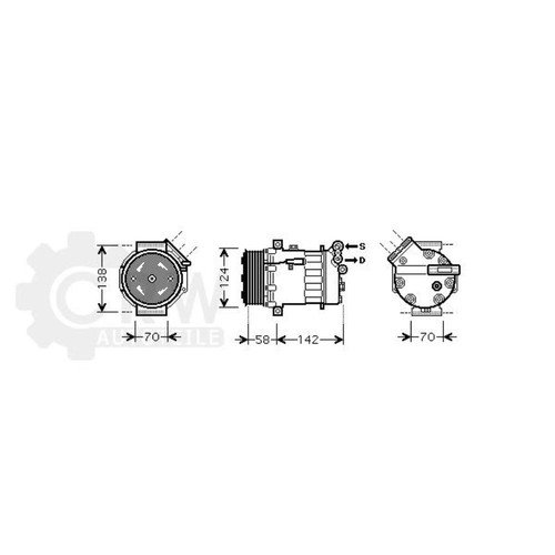 Compressore aria condizionata - aria,
