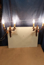 coppia antichi applique bronzo