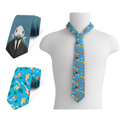 Cravatta unisex novità stampa - unisex,