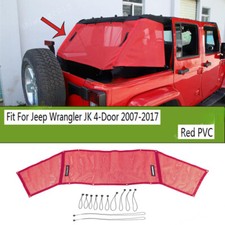 Rete parasole baule PVC rosso