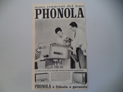 Advertising pubblicità 1961 - advertising,