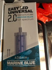 Barre led acquario marino aquatlantis e gnc 438mm deep blu e marin blu