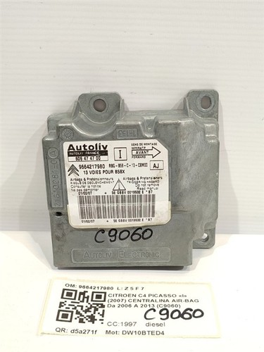 Centralina airbag per citroen - centralina,