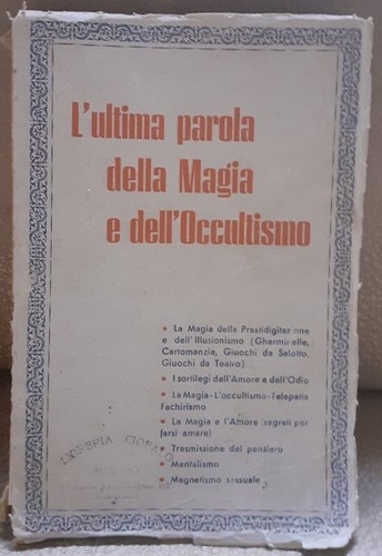 Ultima parola della magia e - parola,