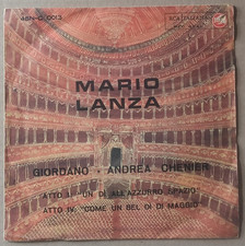 Vinile 45 giri Mario LANZA -