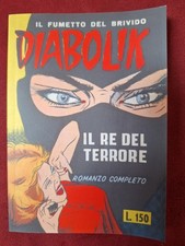 Numero 1 Diabolik Anastatika Versione 1964 "il Re del Terrore"