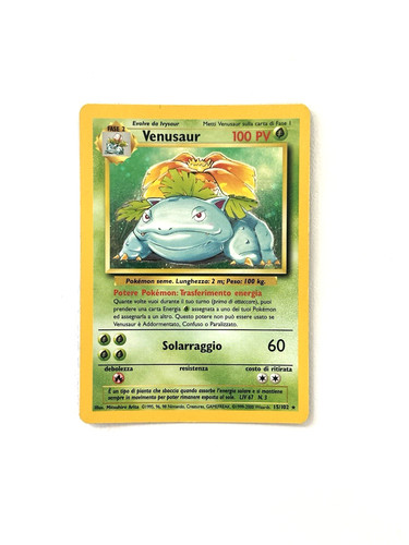 Carta pokemon venusaur holo - carta,
