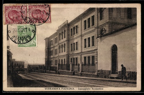 Cartolina terranova pausania - terranova,