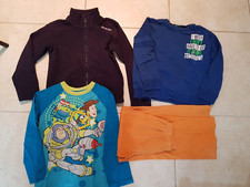 Lotto 1451 abbigliamento bambino 3 maglie e 1 pantalone 7/8 anni
