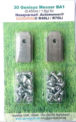 Lame coltello acciaio inox - 30,