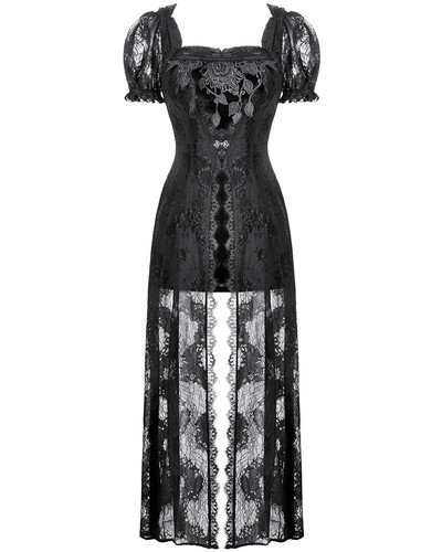 Abito lungo donna dark love - donna, in