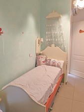 cameretta bimba, marca foppapedretti, modello pinocchio. Letto con materasso.