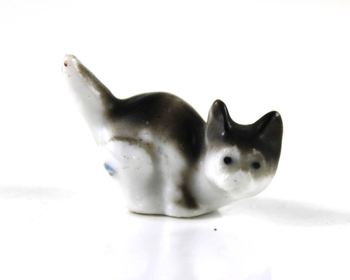 Gatto statuina ceramica - statuina,