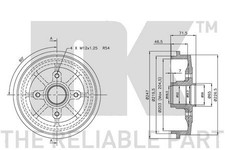 Tamburo freno posteriore