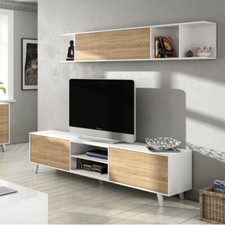 Mobile moderno bianco - tv,