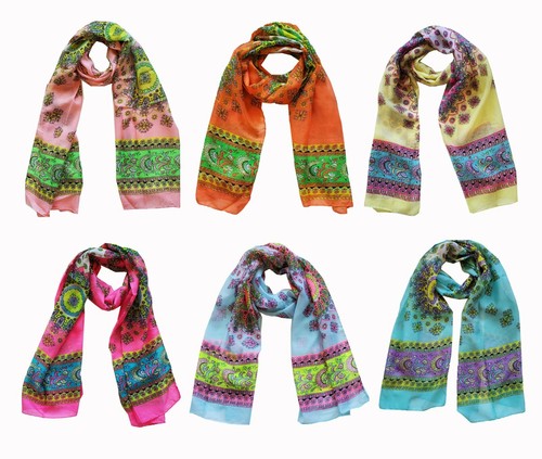 Sciarpa semi fiori - ,