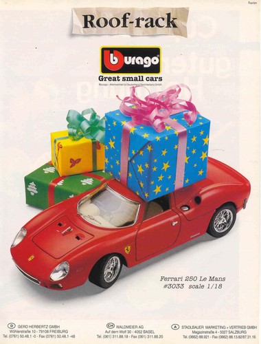 Bburago pagina pubblicitaria - pagina,