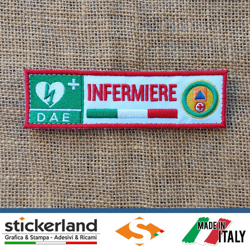 Toppa patch croce rossa - toppa,