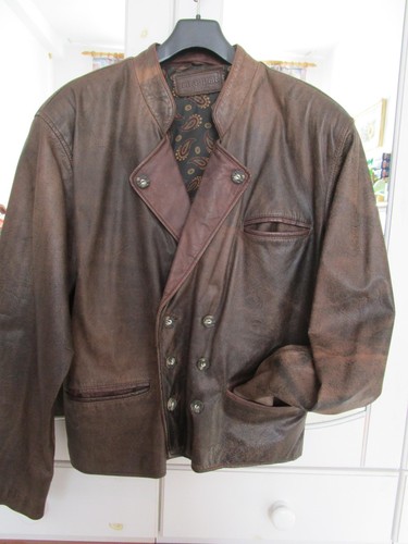 Giacca pelle uomo trapper - giacca,