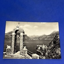 VARENNA PANORAMA DALL'EREMO LAGO DI COMO Bianco e nero  - Cartolina
