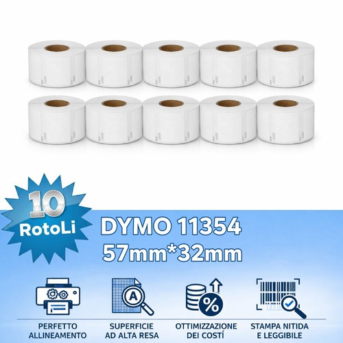 Rotoli etichette adesive - 10,