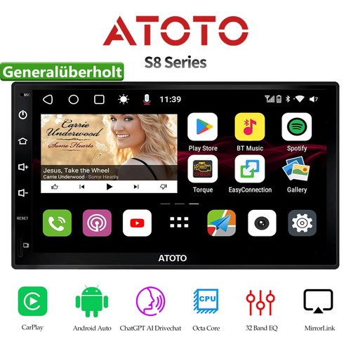 Atoto premium android - s8, 7"